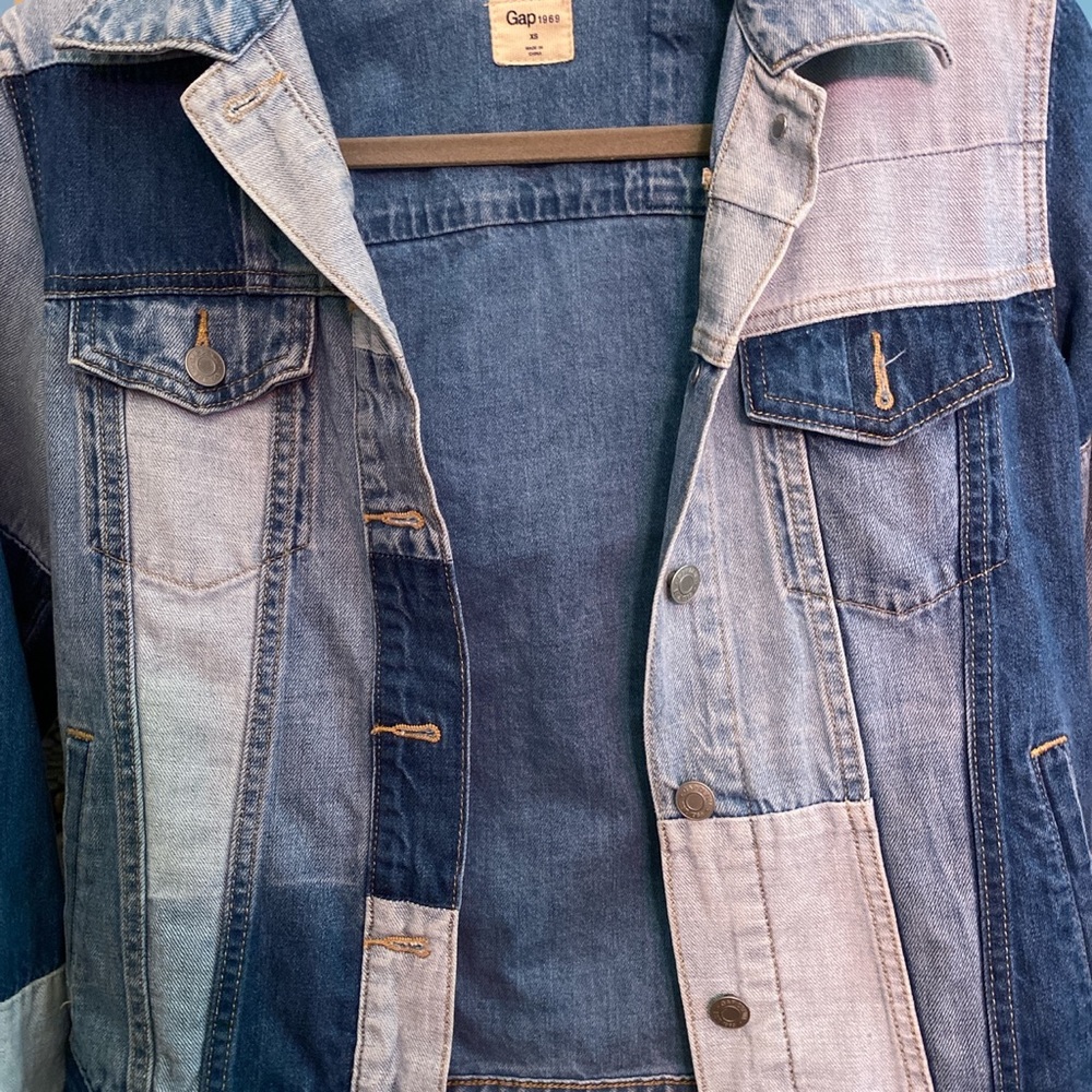 GAP 1969 patchwork denim jacket - Picture 4 of 4